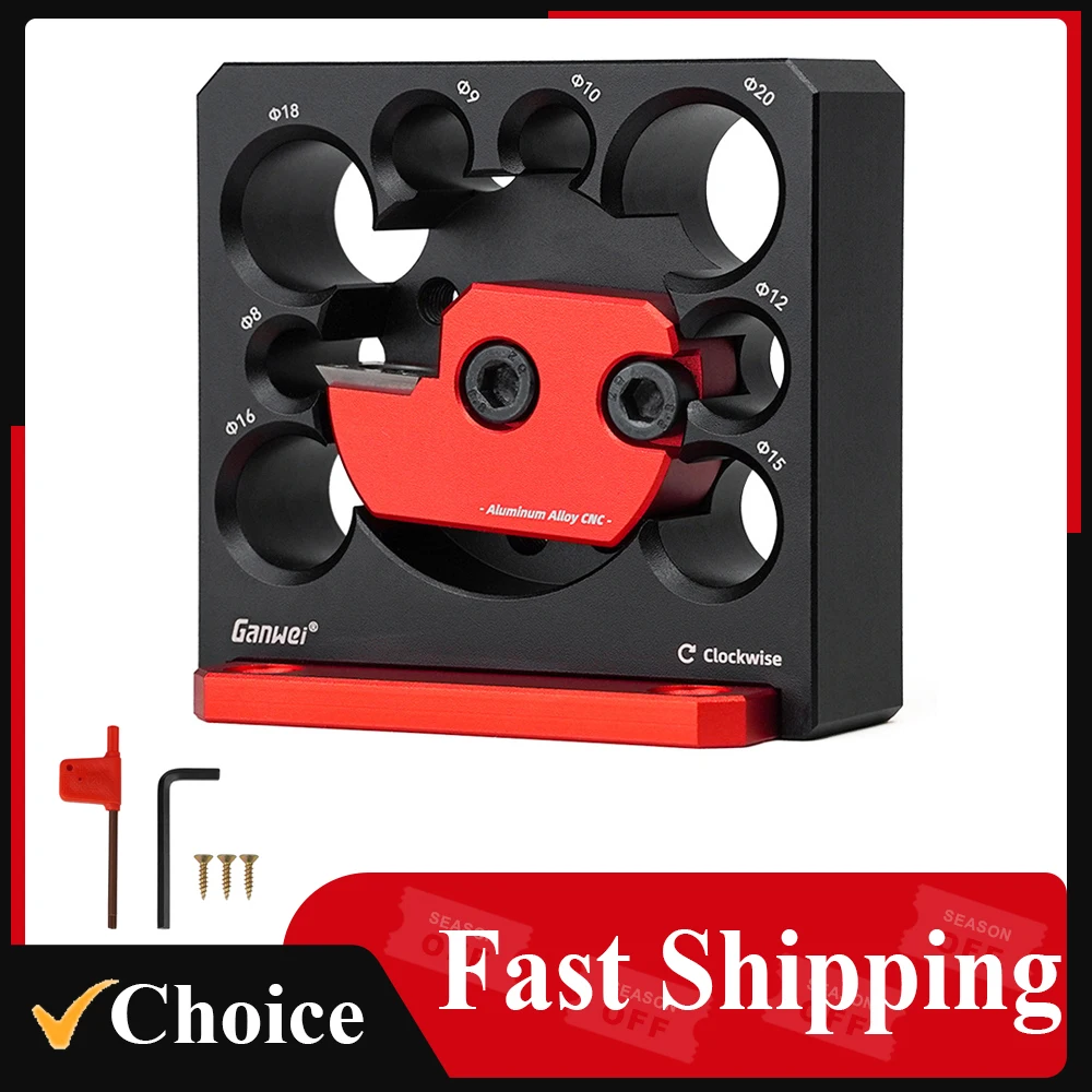 Ganwei алюминиевый сплав, квадратный деревянный стержень, вращающийся круглый вспомогательный инструмент, Карбидное закругленное лезвие с 8 различными диаметрами, вращающиеся отверстия
Ganwei алюминиевый сплав, квадратный деревянный стержень, вращающийся круглый вспомогательный инструмент, Карбидное закругленное лезвие с 8 различными диаметрами, вращающиеся отверстия