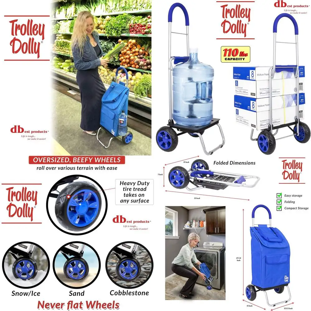 Blue Foldable Shopping Cart with Removable Bag and Wheels for Groceries and Personal Use
Blue Foldable Shopping Cart with Removable Bag and Wheels for Groceries and Personal Use