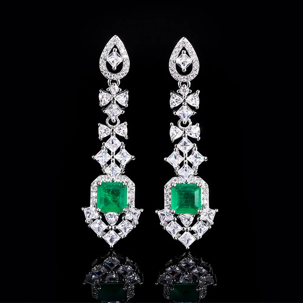 New Retro 7*7mm Emerald Sapphire Ruby Drop Earrings for Women Charms Gemstone Party Wedding Fine Jewelry Lady Gift Accessories
New Retro 7*7mm Emerald Sapphire Ruby Drop Earrings for Women Charms Gemstone Party Wedding Fine Jewelry Lady Gift Accessories