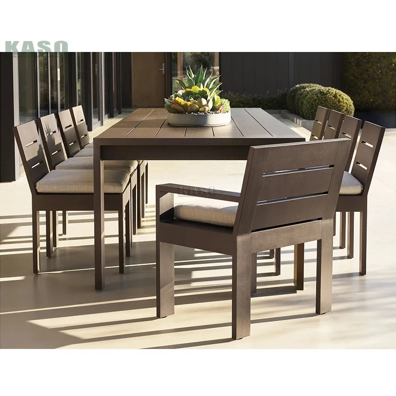 Outdoor Furniture Set Balcony Dining Sets Wood Armchairs Rope Aluminum Restaurant Dining Table and Chairs Set
Outdoor Furniture Set Balcony Dining Sets Wood Armchairs Rope Aluminum Restaurant Dining Table and Chairs Set