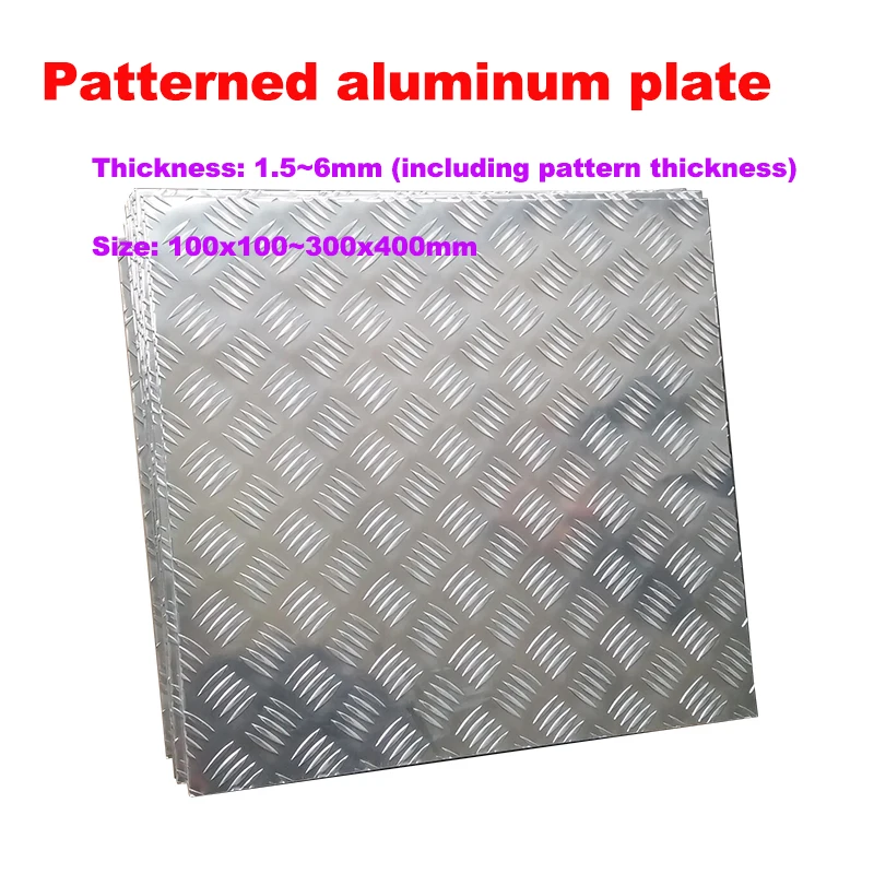 Aluminum alloy patterned aluminum Plate for Automotive anti Slip Plate Embossed Aluminum plate 1.5/2/2.5/3/4/5/6mm Thick
Aluminum alloy patterned aluminum Plate for Automotive anti Slip Plate Embossed Aluminum plate 1.5/2/2.5/3/4/5/6mm Thick