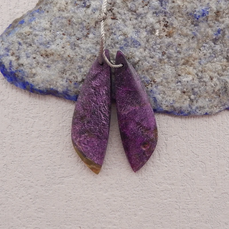 Natural Stone Atlantisite Purple Stone Earring Bead,Earrings Accessories For Women,Fashion Jewelry DIY Making 37x11x4mm 4g
Natural Stone Atlantisite Purple Stone Earring Bead,Earrings Accessories For Women,Fashion Jewelry DIY Making 37x11x4mm 4g