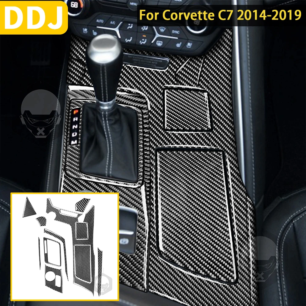 For Chevrolet Corvette C7 2014-2019 Gear Shift Panel Cupholder Cover Overlay Carbon Fiber Sticker Interior Kit Car Accessories
For Chevrolet Corvette C7 2014-2019 Gear Shift Panel Cupholder Cover Overlay Carbon Fiber Sticker Interior Kit Car Accessories