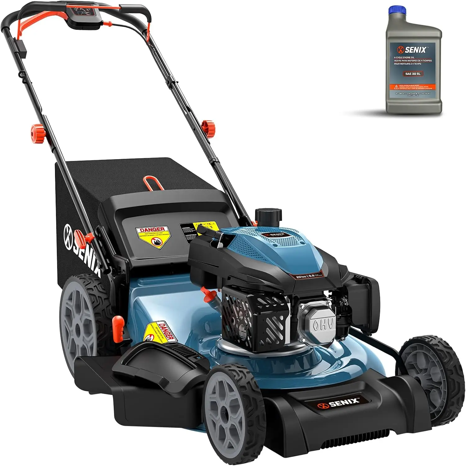 Gas Lawn Mower, Variable Speed Rear Wheel Self-Propelled Mower, Mulching, Bagging, Discharging, Foldable,
Gas Lawn Mower, Variable Speed Rear Wheel Self-Propelled Mower, Mulching, Bagging, Discharging, Foldable,