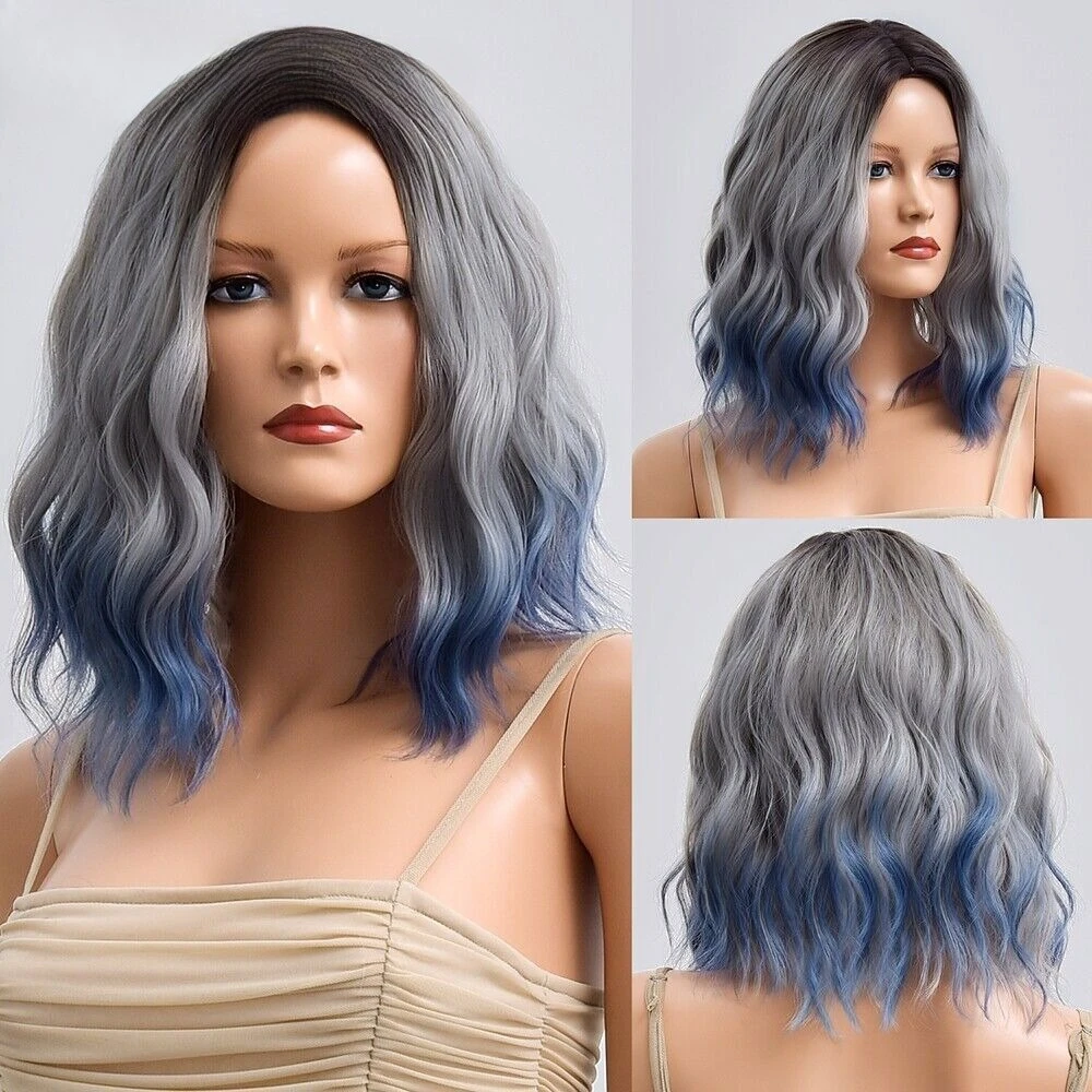 Short Bob Synthetic Wigs Ombre Body Wave Heat Resistant Cosplay Party Hair Wigs
Short Bob Synthetic Wigs Ombre Body Wave Heat Resistant Cosplay Party Hair Wigs