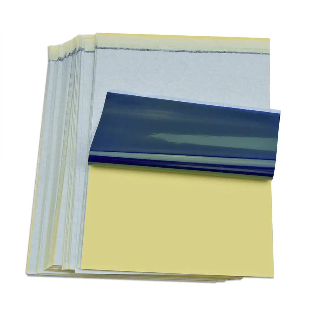 Tattoo Transfer Paper 100 Sheets 4 Layers A4 Size for Thermal Stencil Machine
Tattoo Transfer Paper 100 Sheets 4 Layers A4 Size for Thermal Stencil Machine