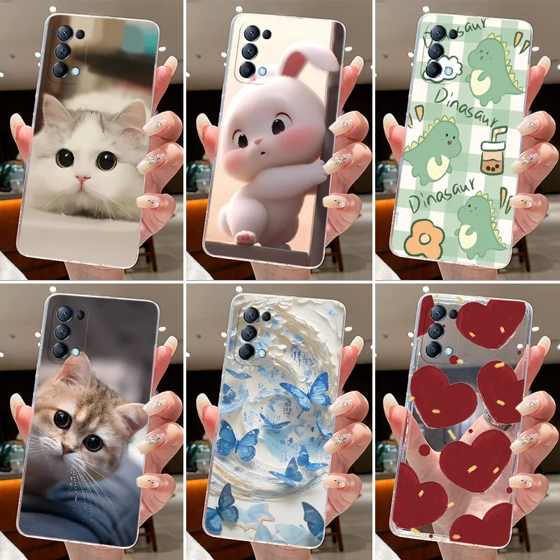 Cases For OPPO Reno 5 5Pro 5K Find X3 Lite Shell Clear Silicone Soft TPU Back Cover For Reno5 K Pro Cute Rabbit Cat Phone Case
Cases For OPPO Reno 5 5Pro 5K Find X3 Lite Shell Clear Silicone Soft TPU Back Cover For Reno5 K Pro Cute Rabbit Cat Phone Case