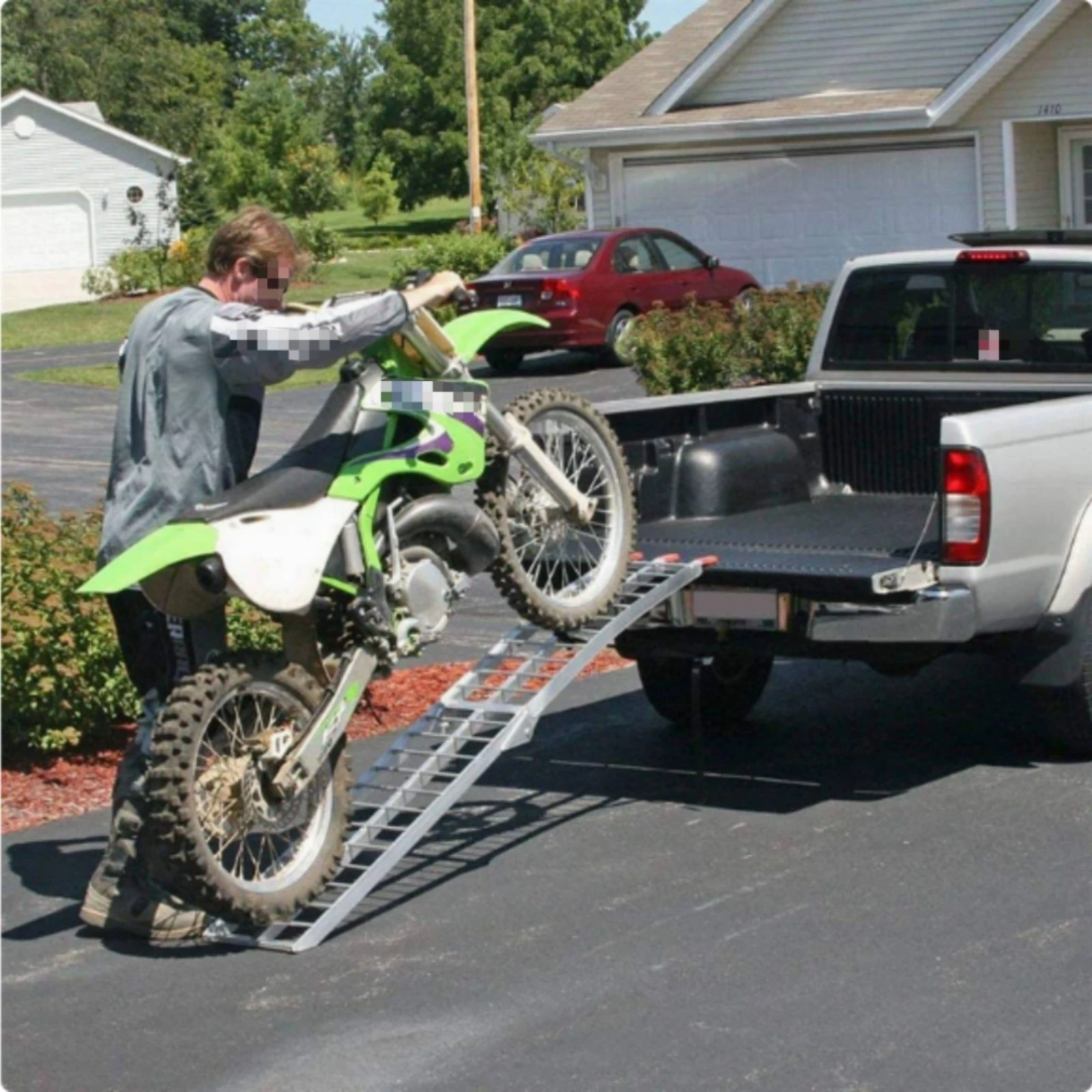 Aluminum Motorcycle Ramp Ladder-Like Folding Motorcycle Ramp Vehicle Loading Gear Portable Sturdy
Aluminum Motorcycle Ramp Ladder-Like Folding Motorcycle Ramp Vehicle Loading Gear Portable Sturdy