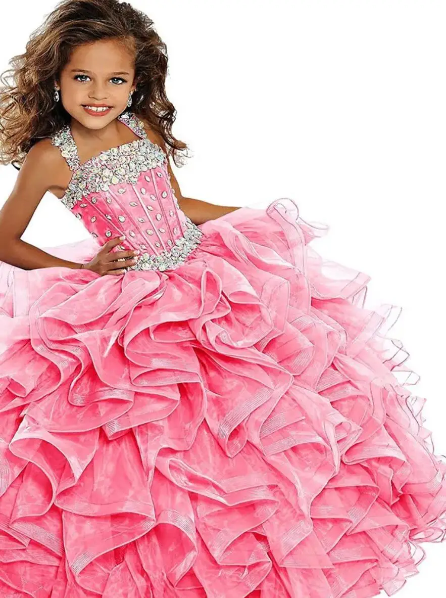 Luxurious Elegance Flower Girl Dress Girl Flower Sequins Dress Party Princess Children Cascading First Holy Communion Dresses
Luxurious Elegance Flower Girl Dress Girl Flower Sequins Dress Party Princess Children Cascading First Holy Communion Dresses