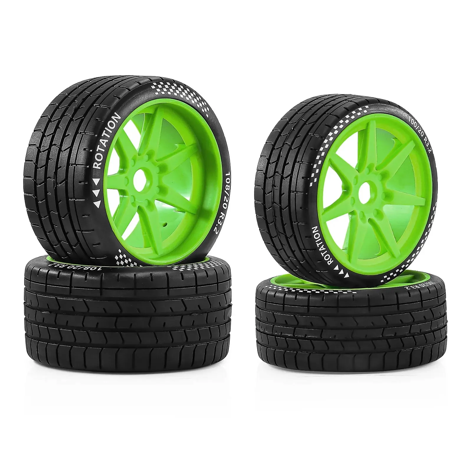 1/7 ARRMA Felony Infraction Limitless RC Car 100mm On-Road Tire Wheel Set 17mm Hex High Grip Rubber Replacement for 3S 6S Models
1/7 ARRMA Felony Infraction Limitless RC Car 100mm On-Road Tire Wheel Set 17mm Hex High Grip Rubber Replacement for 3S 6S Models