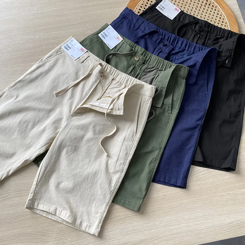 Summer New Men's Basic Casual Cotton Linen orts Waed Waist Loose Fit Beach Pants Straight Leg mid Waist Other Material
Summer New Men's Basic Casual Cotton Linen orts Waed Waist Loose Fit Beach Pants Straight Leg mid Waist Other Material