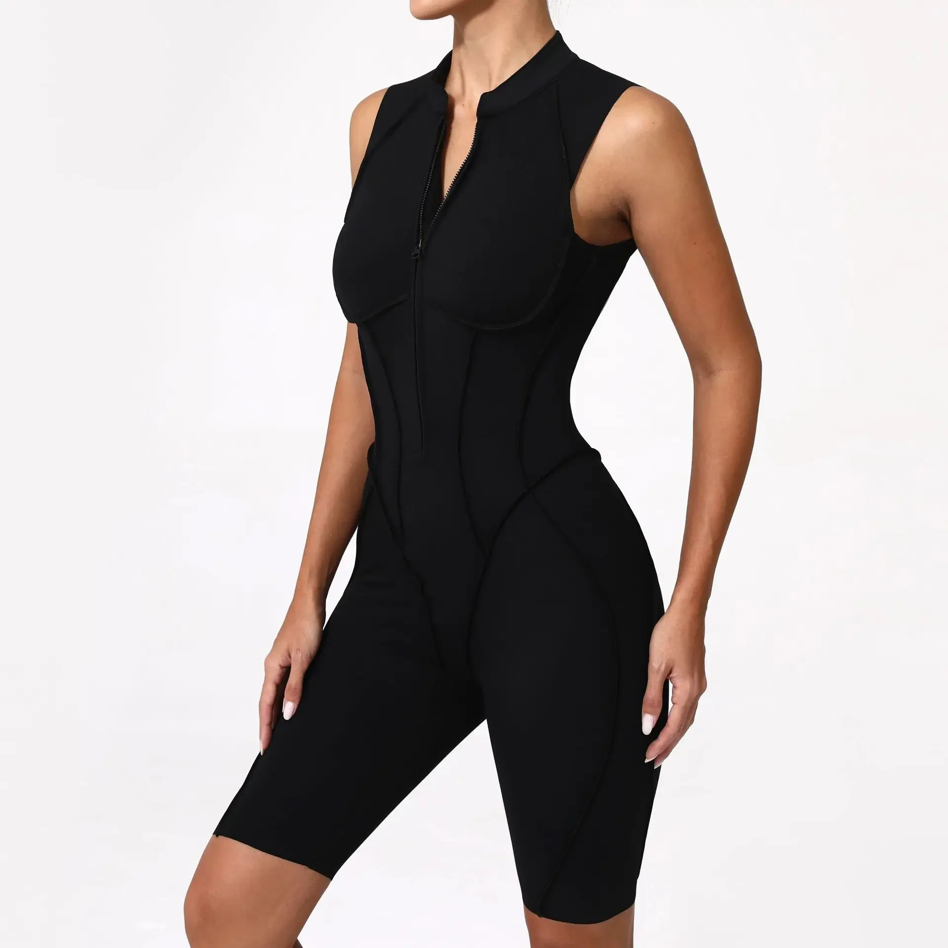 New Backless Yoga Jumpsuit with Zipper Hollow Out Design Sports Bodysuit Running Fitness Workout Breathable Stylish Activewear
New Backless Yoga Jumpsuit with Zipper Hollow Out Design Sports Bodysuit Running Fitness Workout Breathable Stylish Activewear