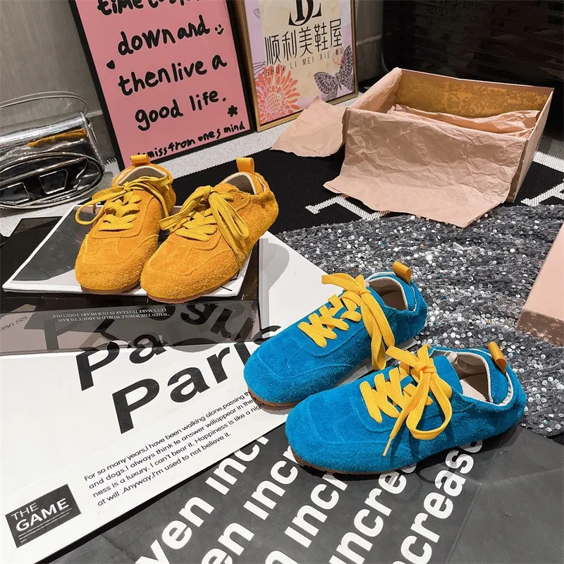 High Quality Flat Round Head Lace-up Fashion All Lightweight Comfortable Non-slip Breathable Sports Casual Women's Single Shoes
High Quality Flat Round Head Lace-up Fashion All Lightweight Comfortable Non-slip Breathable Sports Casual Women's Single Shoes