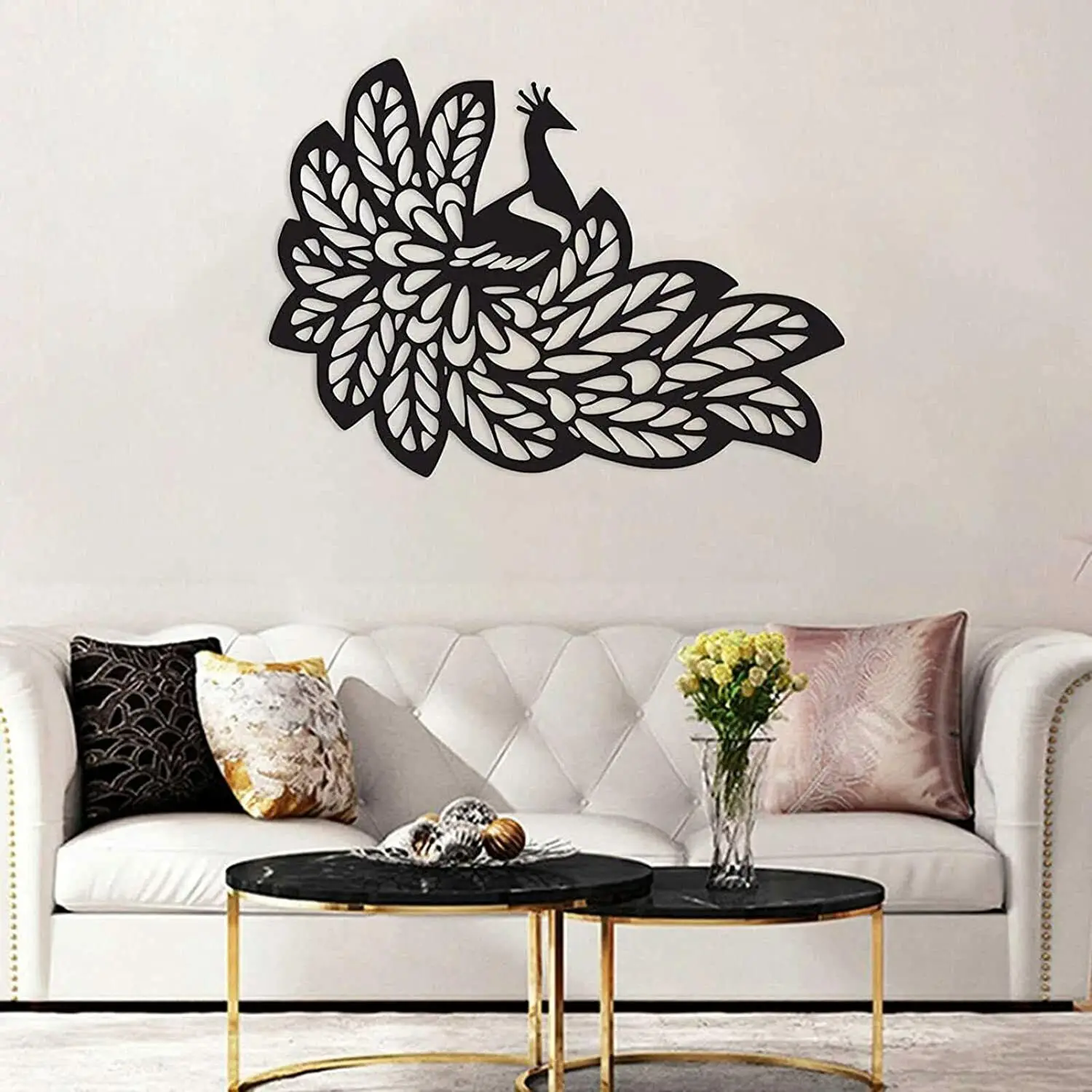 Classic Peacock Metal Wall Art, Metal Silhouette Decoration, Peacock Wall StickerLiving Room/Home Decoration
Classic Peacock Metal Wall Art, Metal Silhouette Decoration, Peacock Wall StickerLiving Room/Home Decoration