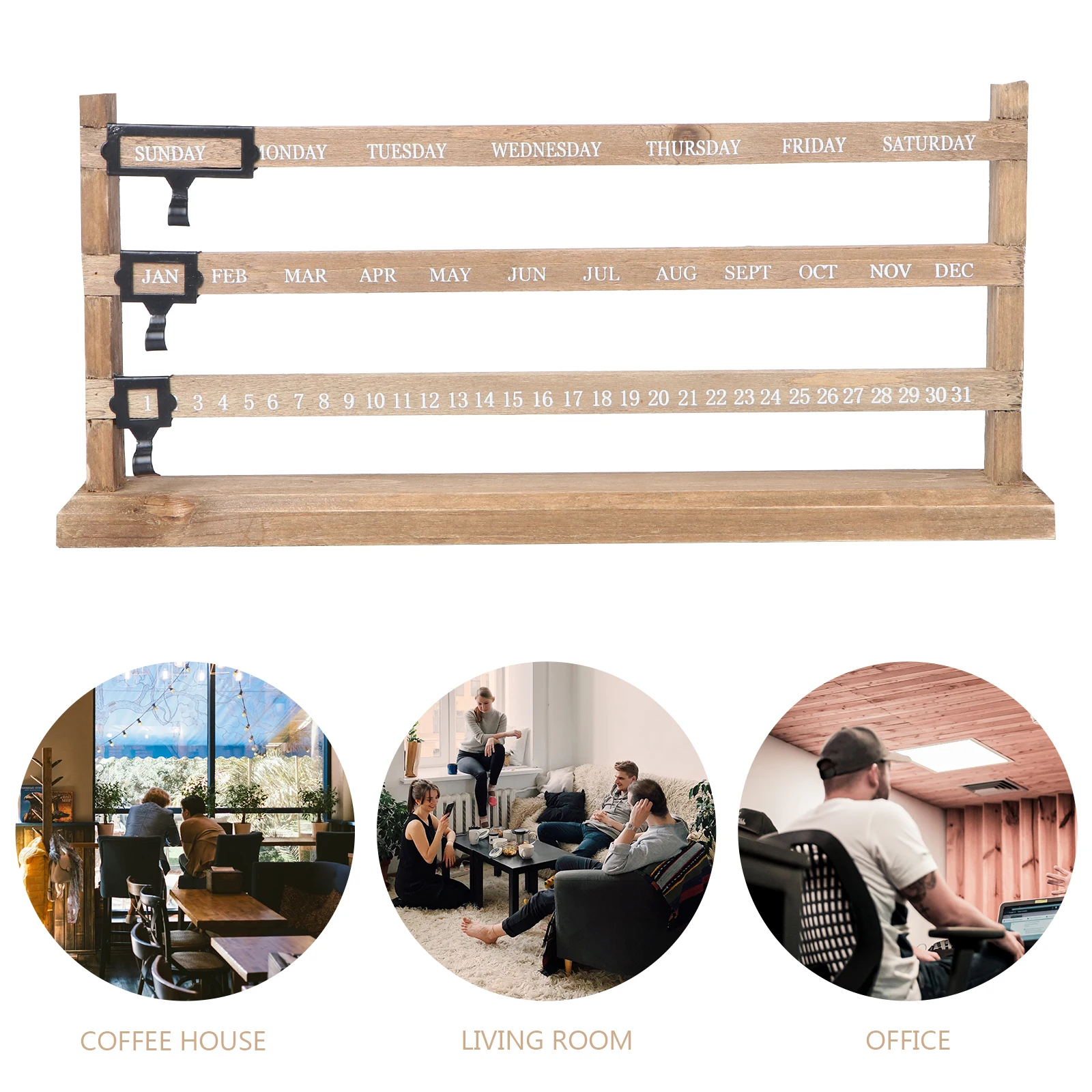 Vintage Wooden Perpetual Calendar Decorative Log Calendar Creative Office Home Blocks Kids Learning Numbers Dates
Vintage Wooden Perpetual Calendar Decorative Log Calendar Creative Office Home Blocks Kids Learning Numbers Dates