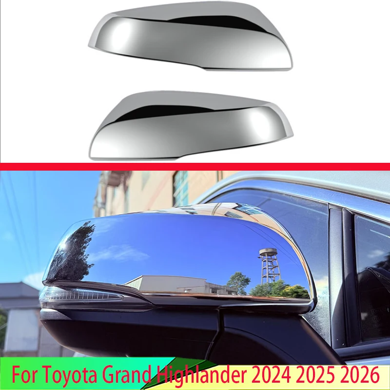 For Toyota Grand Highlander 2024 2025 2026 ABS Chrome Door Side Mirror Cover Trim Rear View Cap Overlay Molding Garnish
For Toyota Grand Highlander 2024 2025 2026 ABS Chrome Door Side Mirror Cover Trim Rear View Cap Overlay Molding Garnish