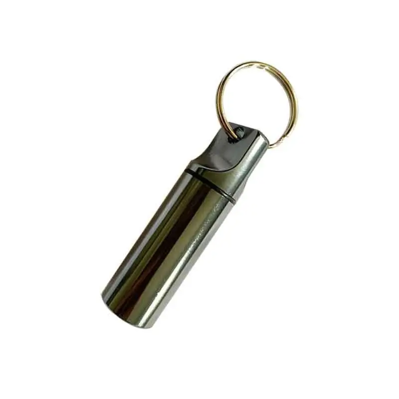 Aluminum Alloy Pill Case Keychain Waterproof Sealed Design Multiple Color Options Perfect For Outdoor Use Daily Pill Storage
Aluminum Alloy Pill Case Keychain Waterproof Sealed Design Multiple Color Options Perfect For Outdoor Use Daily Pill Storage