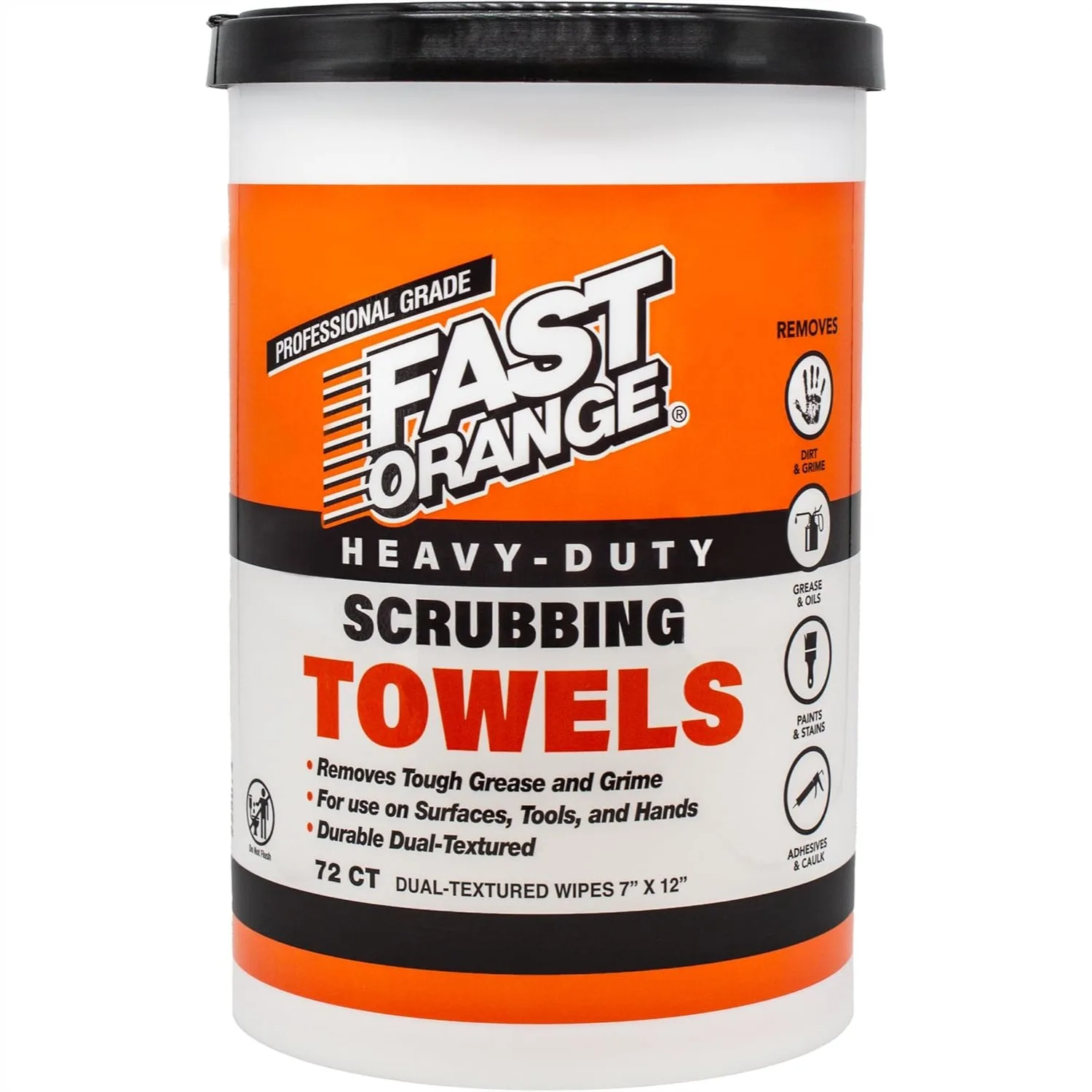 Heavy Duty Scrubbing Towels Remove Tough Grease, Grime, Paint, Glue for Hands, Tools and Surfaces, 72 ct
Heavy Duty Scrubbing Towels Remove Tough Grease, Grime, Paint, Glue for Hands, Tools and Surfaces, 72 ct