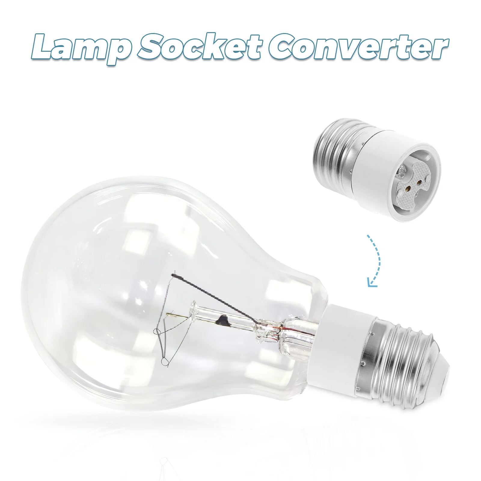 5Pcs E27 to Mr16 Lamp Socket Adapter Bulb Base Converter Durable Compact Design Easy Install for Home Office Light Fitting
5Pcs E27 to Mr16 Lamp Socket Adapter Bulb Base Converter Durable Compact Design Easy Install for Home Office Light Fitting