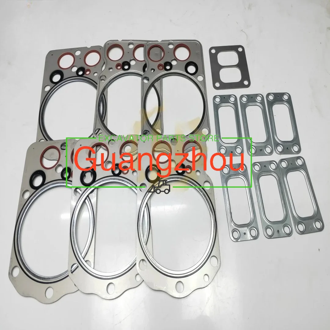 For 6D24 Excavator Engine Gasket Kit ,OEM#ME995180 ME996146,Compatible with Excavator Kobelco SK400-3 SK480-6 SK450-6
For 6D24 Excavator Engine Gasket Kit ,OEM#ME995180 ME996146,Compatible with Excavator Kobelco SK400-3 SK480-6 SK450-6