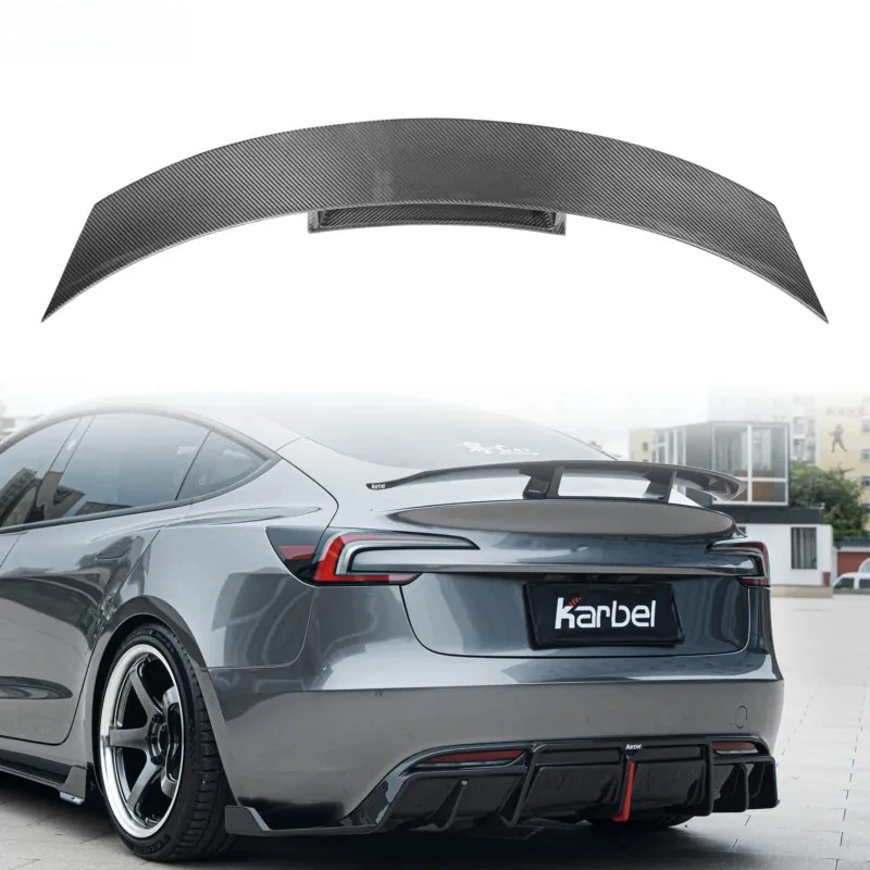 Karbel Spoiler Kb Dry Carbon Fiber Rear Spoiler Wing for Model 3 Performance 2019-
Karbel Spoiler Kb Dry Carbon Fiber Rear Spoiler Wing for Model 3 Performance 2019-