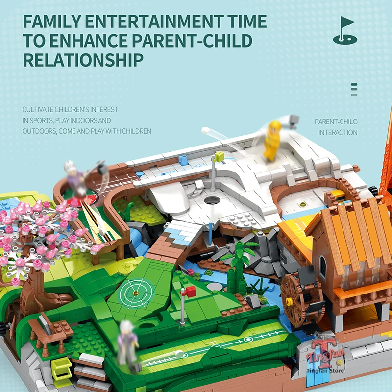 3022PCS MOC Golf Resort Course Modular Building Blocks Model Educational Puzzle Bricks Toys Christmas Gifts For Kids Boys 86017
3022PCS MOC Golf Resort Course Modular Building Blocks Model Educational Puzzle Bricks Toys Christmas Gifts For Kids Boys 86017