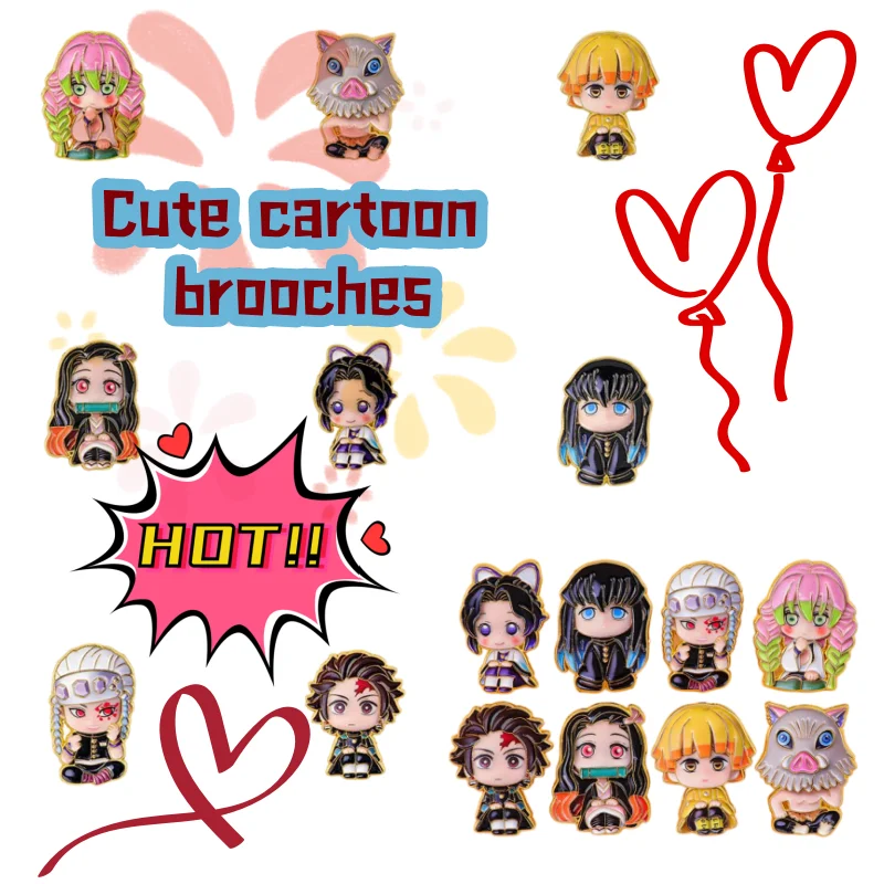 4/8PCS Anime Peripheral Demon Slayer Brooch Cartoon Bean Kind Metal Badge Creative Pack Jewelry Medal Clothing Gift
4/8PCS Anime Peripheral Demon Slayer Brooch Cartoon Bean Kind Metal Badge Creative Pack Jewelry Medal Clothing Gift