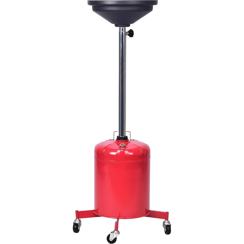 Aain 5 Gallon Oil Drian Portable Steel Oil Drain, Waste Oil Drain with Wheel, Adjustable Height, Red (AODT-5)
Aain 5 Gallon Oil Drian Portable Steel Oil Drain, Waste Oil Drain with Wheel, Adjustable Height, Red (AODT-5)