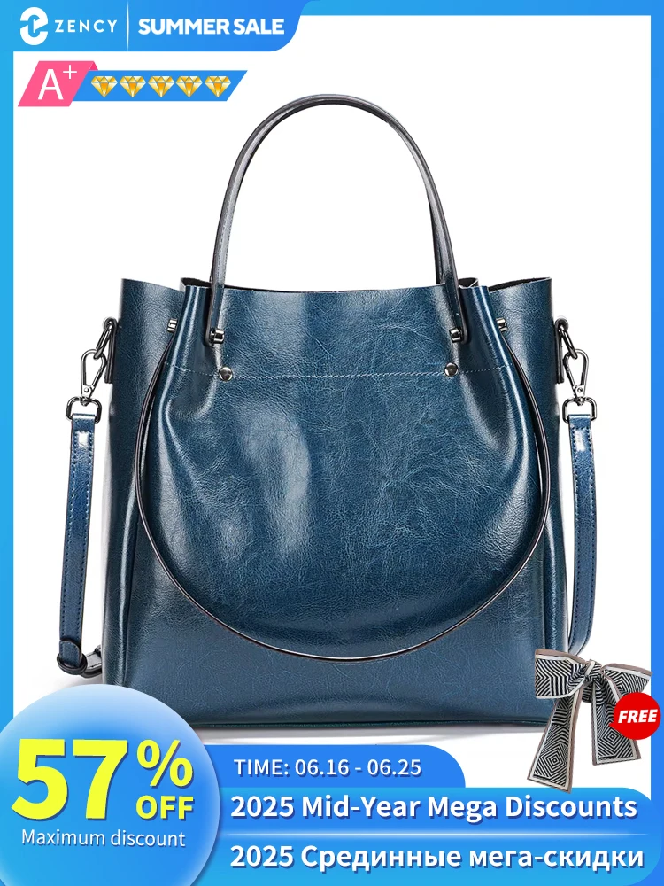 Zency Fashion Large Capacity Women's Handbag 100% Genuine Leather White Shoulder Crossbody Tote Purse Shopper Bag 2025
Zency Fashion Large Capacity Women's Handbag 100% Genuine Leather White Shoulder Crossbody Tote Purse Shopper Bag 2025