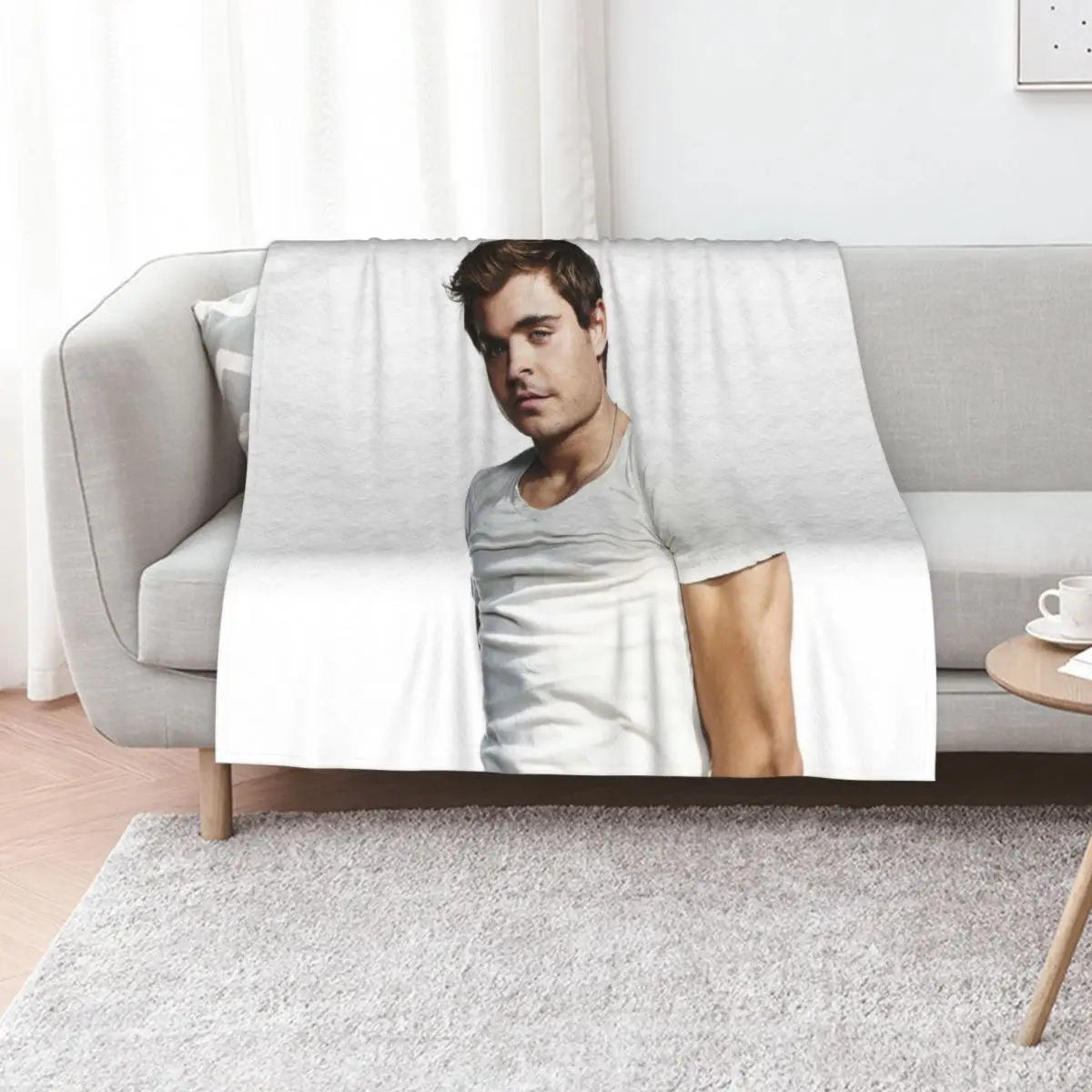 Handsome Efron Throw Blanket Compact Warm Blanket for Car Road Trip
Handsome Efron Throw Blanket Compact Warm Blanket for Car Road Trip