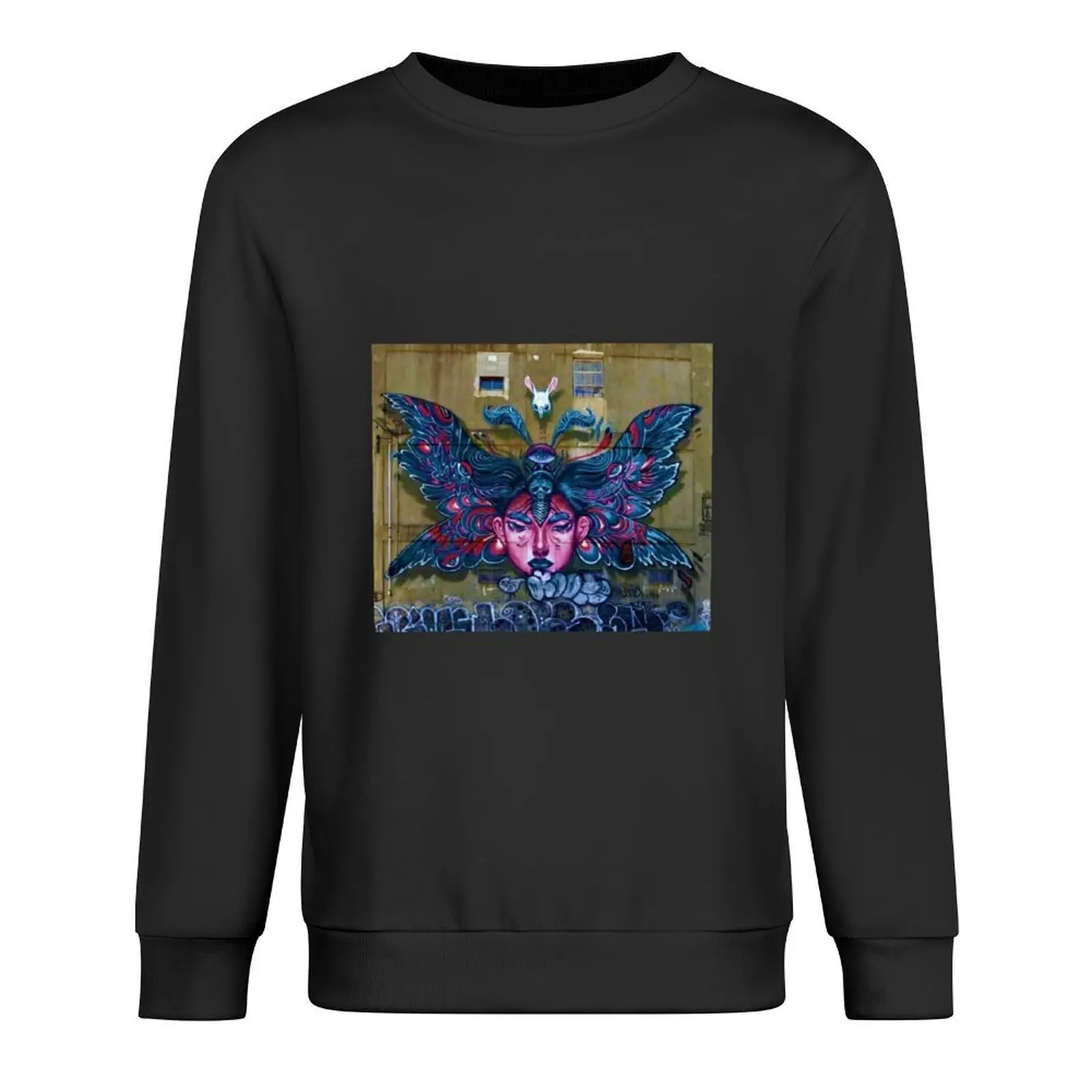 Night Flight Graffiti Art by Lauren Ys on A Street in Providence, Rhode Island Pullover mens clothes sweatshirt male
Night Flight Graffiti Art by Lauren Ys on A Street in Providence, Rhode Island Pullover mens clothes sweatshirt male