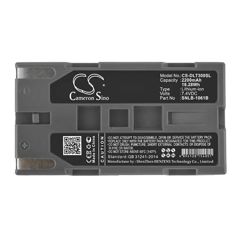 Thermal Camera Battery 7.4V/2200mAh SNLB-1061B,HYLB-1061B for RNO IR-384P,MAXKON Raytheon Thermal Imager,Dali T3,T8
Thermal Camera Battery 7.4V/2200mAh SNLB-1061B,HYLB-1061B for RNO IR-384P,MAXKON Raytheon Thermal Imager,Dali T3,T8