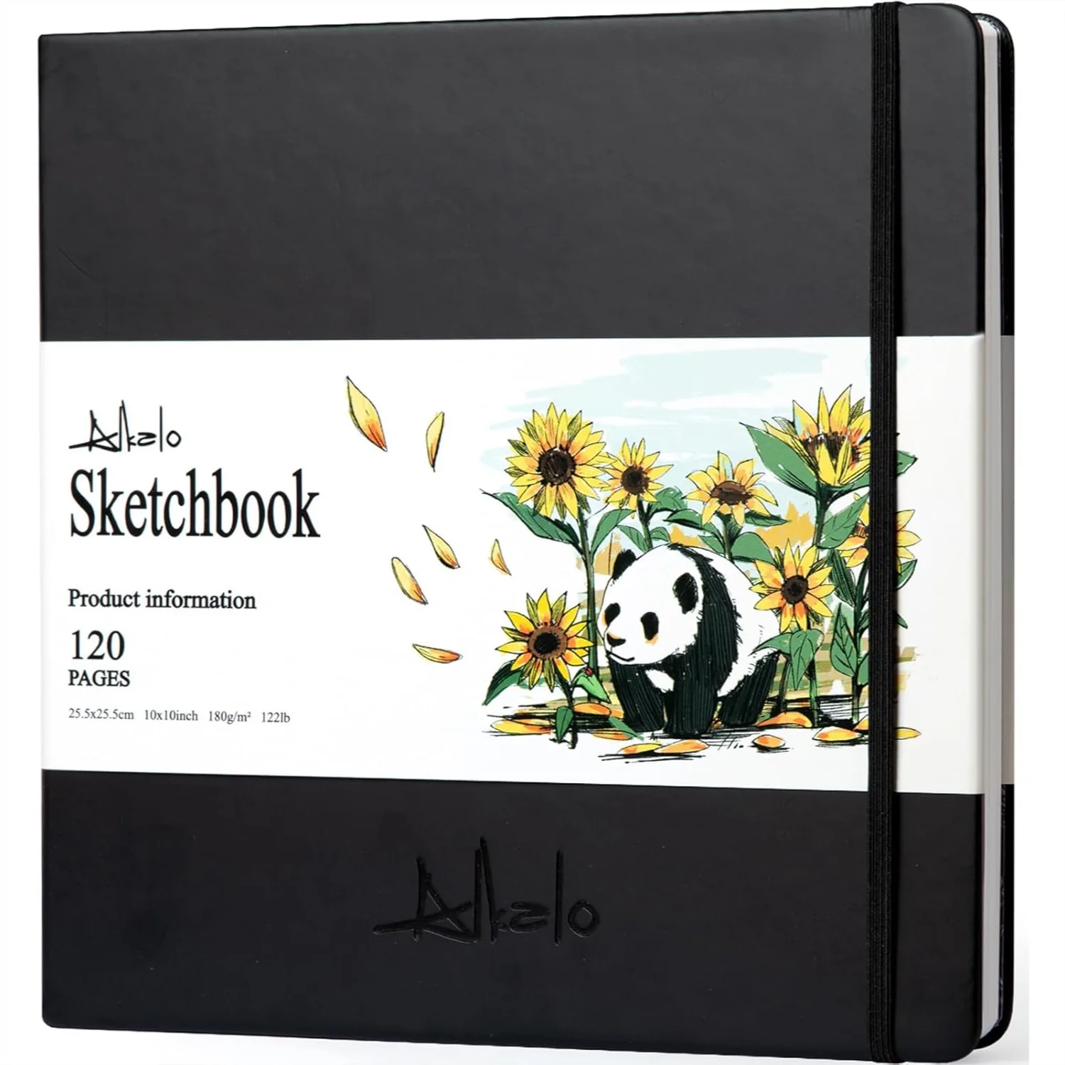 Square Sketchbook for Drawing, 120 Pages, 122LB/180GSM Thick Paper, Mixed Media for Charcoal Pencil, Ink Pen, Colored Pencil
Square Sketchbook for Drawing, 120 Pages, 122LB/180GSM Thick Paper, Mixed Media for Charcoal Pencil, Ink Pen, Colored Pencil