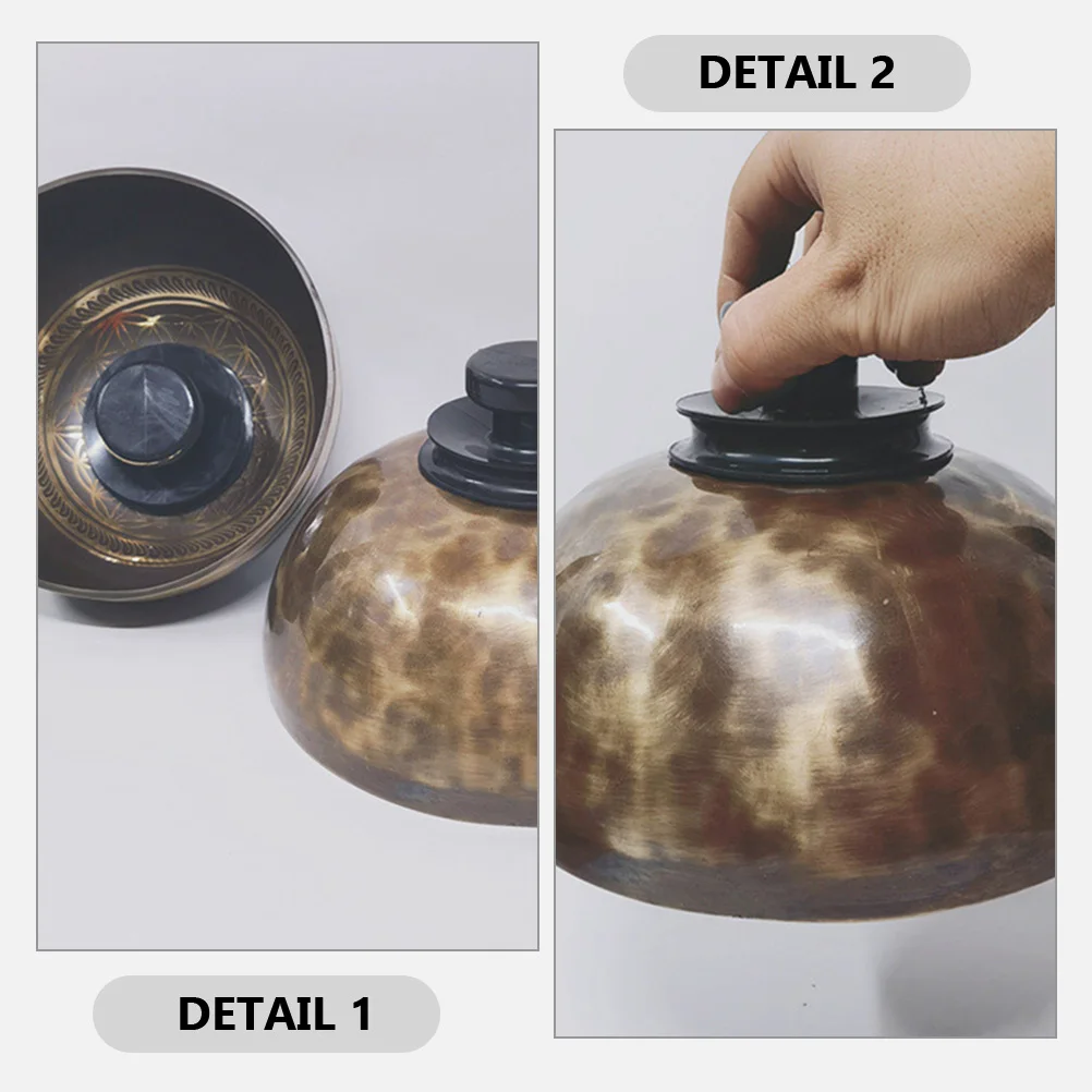 3 pcs Sound Suction Cups 60mm Singing Bowl Lifting Handle Black Rubber Material Singing Meditation Bowl Handle Lifting
3 pcs Sound Suction Cups 60mm Singing Bowl Lifting Handle Black Rubber Material Singing Meditation Bowl Handle Lifting