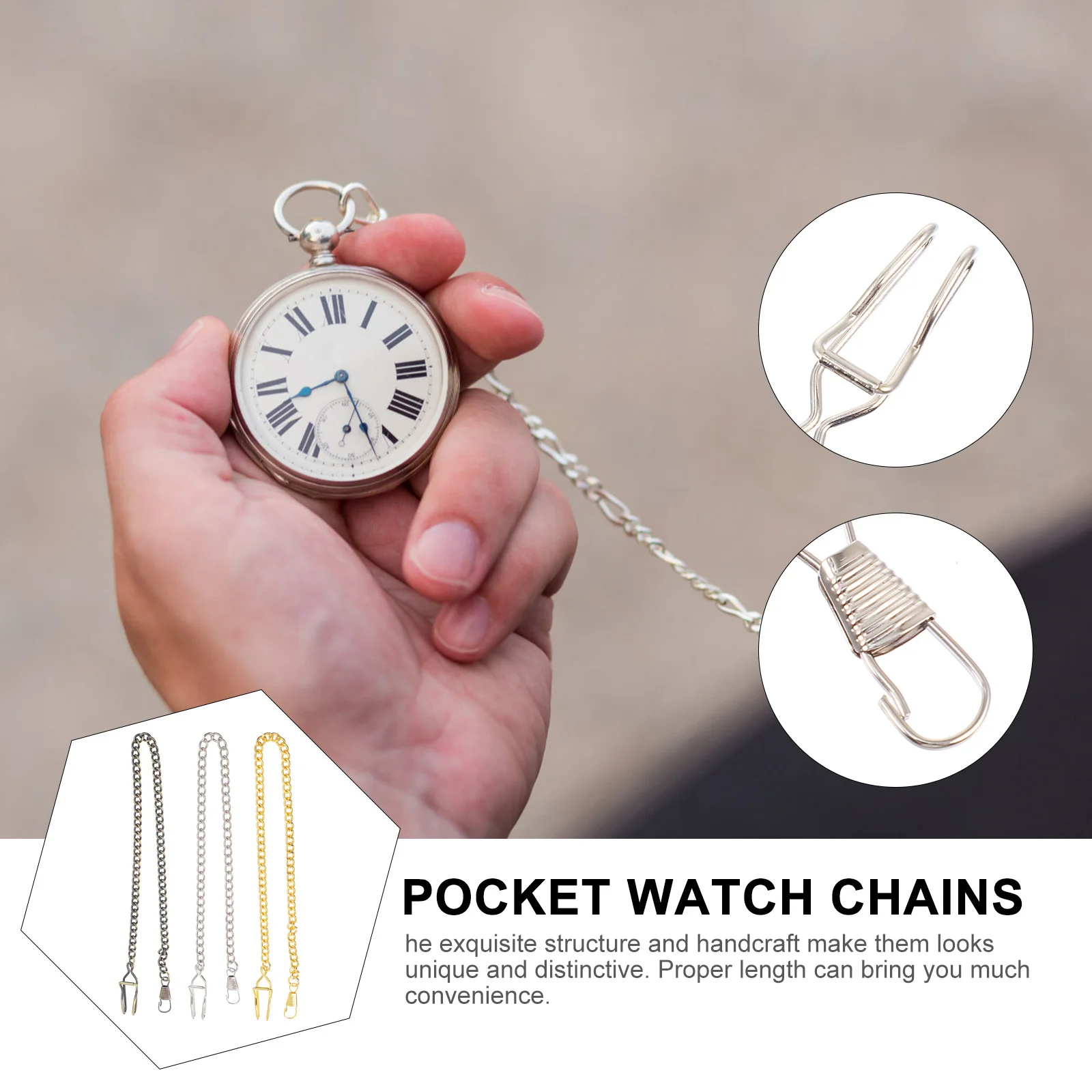 3 Pcs Chains Retro Handbag Chain Metal Hanging Vest Accessories Retro Watch Chain Pendant Silver Gold Bronze Long
3 Pcs Chains Retro Handbag Chain Metal Hanging Vest Accessories Retro Watch Chain Pendant Silver Gold Bronze Long