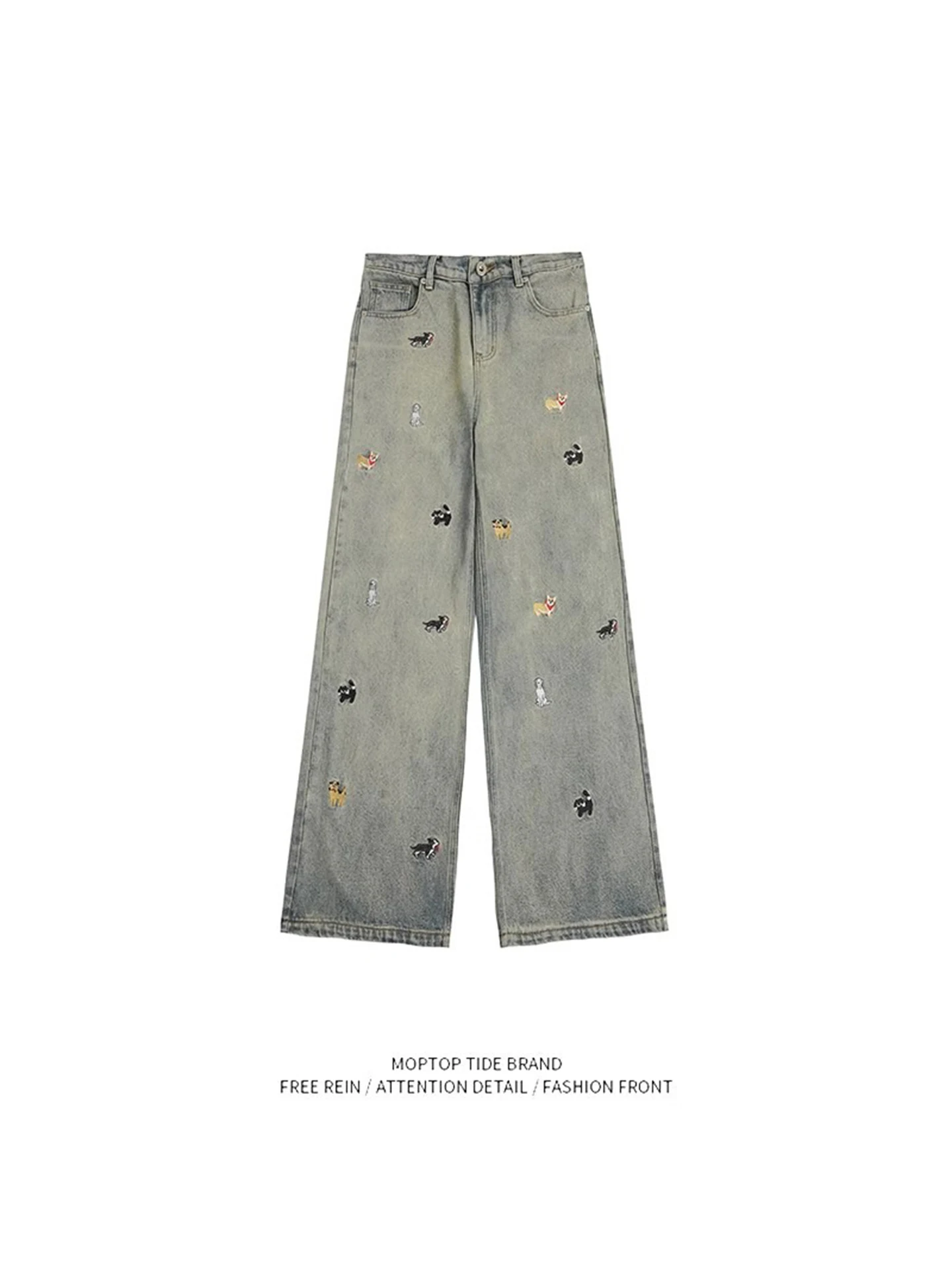 American Retro Bla Versatile Men's Tall Straight Leg Jeans CleanFit Pants Slimming Long Jeans Casual Straight Fit Jeans
American Retro Bla Versatile Men's Tall Straight Leg Jeans CleanFit Pants Slimming Long Jeans Casual Straight Fit Jeans