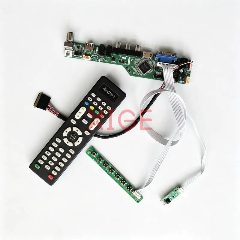 Controller Board Fit B133XW01 B133XW03 B133XW02 B133XW04 LVDS-40 Pin 1366x768 USB+AV+VGA+HDMI 1366*768 Laptop Display Screen Kit
Controller Board Fit B133XW01 B133XW03 B133XW02 B133XW04 LVDS-40 Pin 1366x768 USB+AV+VGA+HDMI 1366*768 Laptop Display Screen Kit