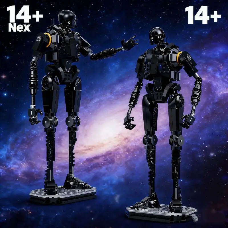 2026 NEW K2SO Security Robot Assembled Building Blocks Model Compatible 75434 Educational Toy for Boys Girls Christmas Gifts
2026 NEW K2SO Security Robot Assembled Building Blocks Model Compatible 75434 Educational Toy for Boys Girls Christmas Gifts