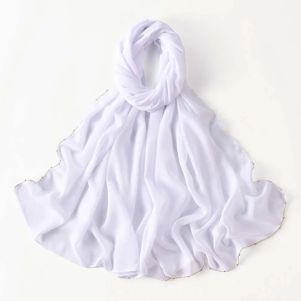 Эластичный красочный платок из бисера, хиджаб, дышащий тюрбан с принтом и хвостом, универсальная однотонная шифоновая большая шаль на каждый день
Эластичный красочный платок из бисера, хиджаб, дышащий тюрбан с принтом и хвостом, универсальная однотонная шифоновая большая шаль на каждый день