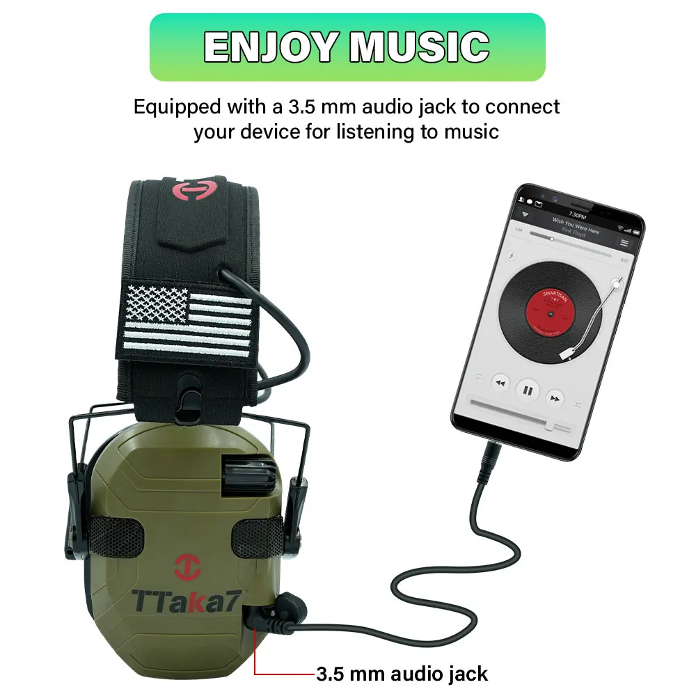 Gun Range Shooting Active Headset Headphones for Hunting Electronic Hearing Protection Ear Protect Noise Reduction Earmuff
Gun Range Shooting Active Headset Headphones for Hunting Electronic Hearing Protection Ear Protect Noise Reduction Earmuff