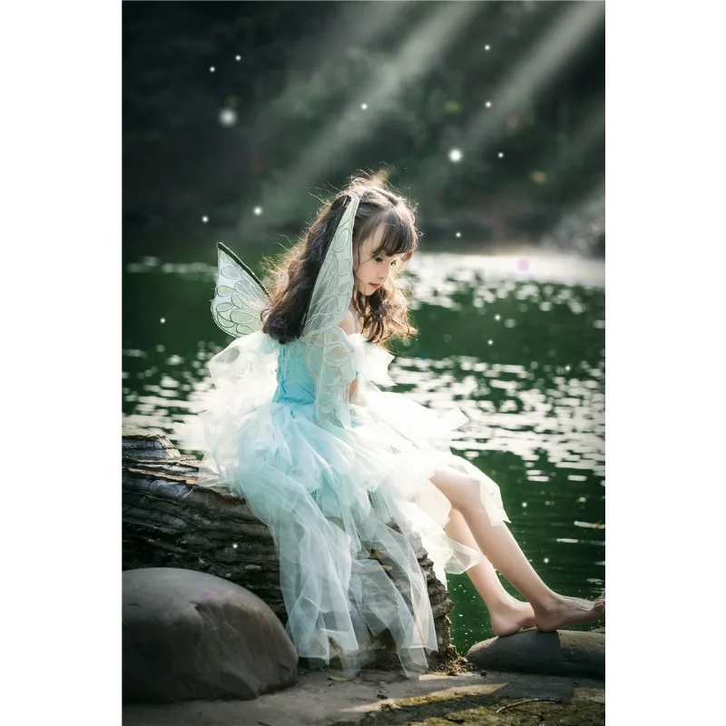 Girls Elf Cos Skirt Butterfly Fairy Skirt Children's Photography Modern Dance Skirt Party Dresses Dance Show Princess Dress
Girls Elf Cos Skirt Butterfly Fairy Skirt Children's Photography Modern Dance Skirt Party Dresses Dance Show Princess Dress