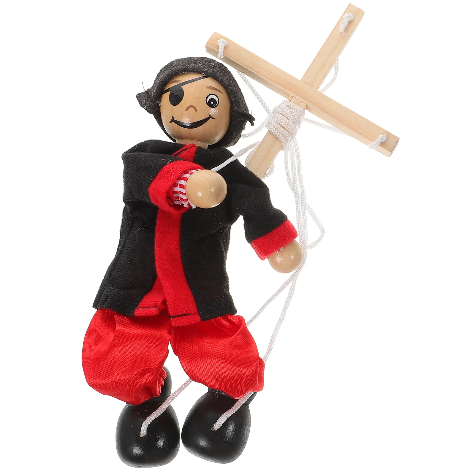 Wooden Pull Wire Marionette Child Parent-child Toy Funny Pirate Craft Toys Cloth Puppets for Theaters
Wooden Pull Wire Marionette Child Parent-child Toy Funny Pirate Craft Toys Cloth Puppets for Theaters