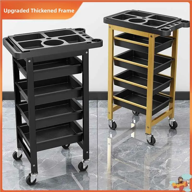 New Multi-Functional Hairdressing Trolley Cart Styling Tool Rack Salon Hairdressing Bar Hand Push Caddy Hairdressing Supplies
New Multi-Functional Hairdressing Trolley Cart Styling Tool Rack Salon Hairdressing Bar Hand Push Caddy Hairdressing Supplies