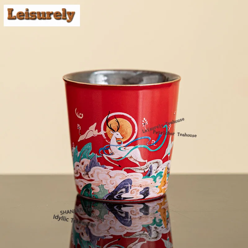 150ml Dunhuang Nine-colored Deer Cola Mug Bubble Teacup Cold Hot Water Jug Household Hand Warmer Office Water Cup For Tea Craft
150ml Dunhuang Nine-colored Deer Cola Mug Bubble Teacup Cold Hot Water Jug Household Hand Warmer Office Water Cup For Tea Craft