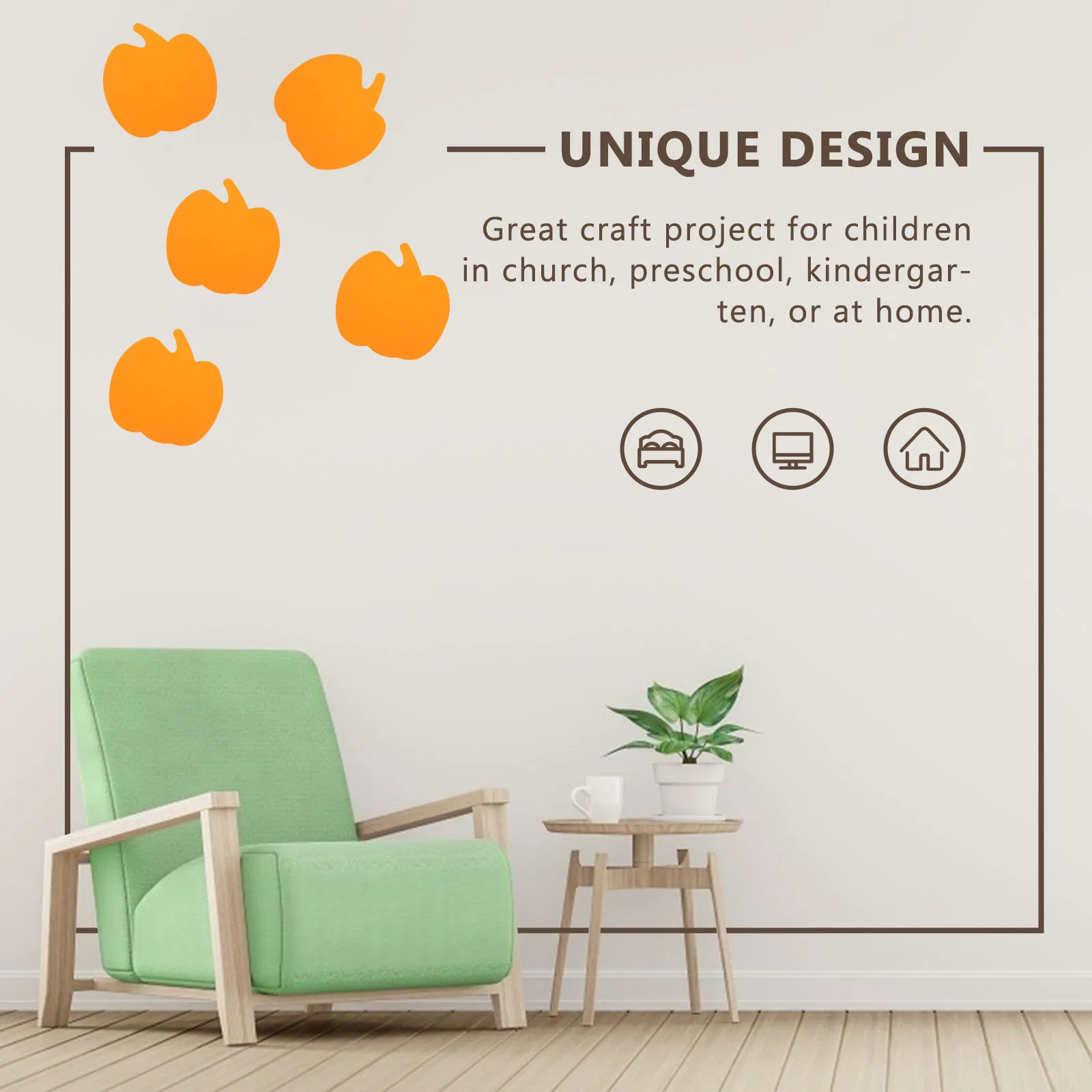 16pcs Pumpkin Handicraft Craft Decorations Diy Party Supplies Festival Ornament For Children Preschool Kindergarten Home
16pcs Pumpkin Handicraft Craft Decorations Diy Party Supplies Festival Ornament For Children Preschool Kindergarten Home