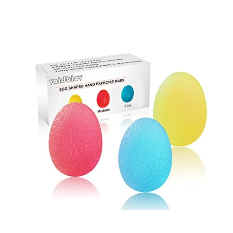 Hand Squeeze Stress Balls Set with Carry Bag 3 Resistance, Finger Wrist Arthritis Therapy Rehab Exerciser, Carpal Tunnel, Strok
Hand Squeeze Stress Balls Set with Carry Bag 3 Resistance, Finger Wrist Arthritis Therapy Rehab Exerciser, Carpal Tunnel, Strok