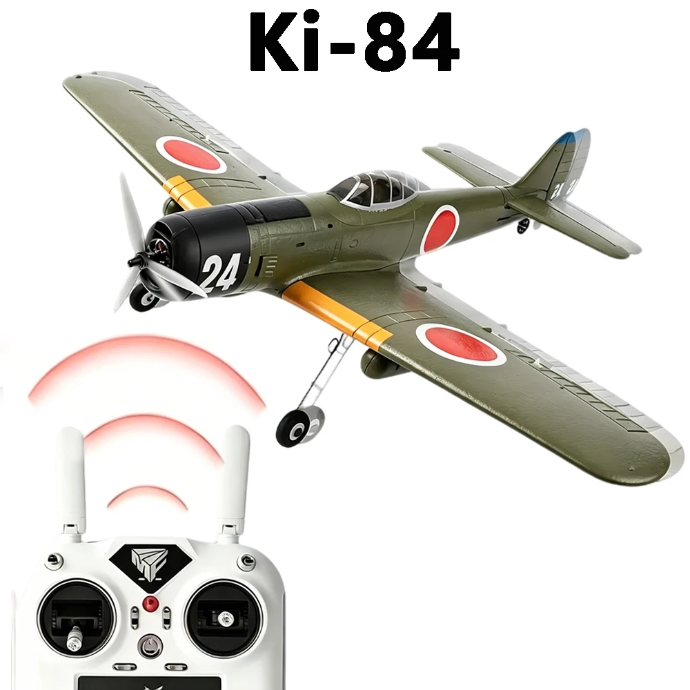 Ki-84 RC Fighter 2.4G Brushless Motor 4CH 3D/6G Flight Time 25 Minutes Low Battery Warning Epp Remote Control Aircraft Model Toy
Ki-84 RC Fighter 2.4G Brushless Motor 4CH 3D/6G Flight Time 25 Minutes Low Battery Warning Epp Remote Control Aircraft Model Toy