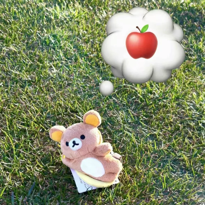 Rilakkuma новая модель мультфильм магнитное притяжение милая лестная положения магнит на холодильник мультфильм маленький медвежонок плюшевая игрушка подарок для девочки