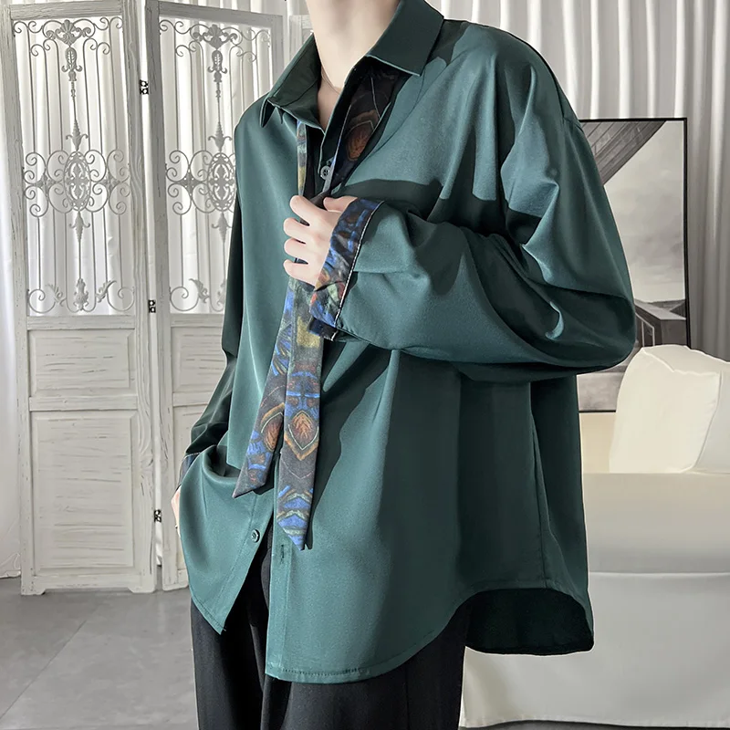 Korean Fashion Stylish Long Sleeve Blouses Men Streetwear All-match Handsome Teens Shirt 2023 Autumn New Retro Oversize Shirts
Korean Fashion Stylish Long Sleeve Blouses Men Streetwear All-match Handsome Teens Shirt 2023 Autumn New Retro Oversize Shirts