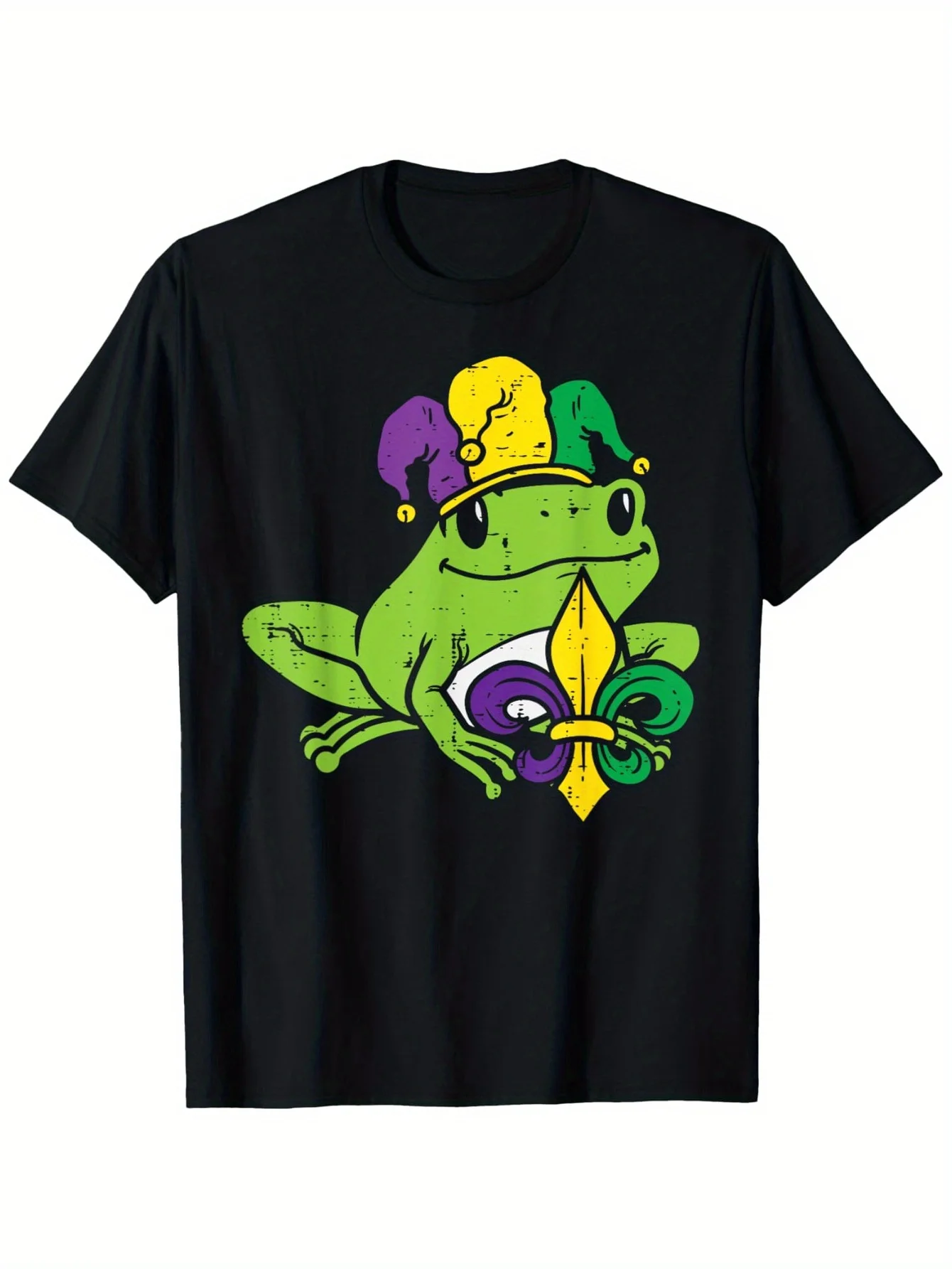 Jester Frog Mardi Gras T-Shirt for Men \u0026 Women - Funny Holiday Graphic Tee, 100% Cotton Gift Idea
Jester Frog Mardi Gras T-Shirt for Men \u0026 Women - Funny Holiday Graphic Tee, 100% Cotton Gift Idea